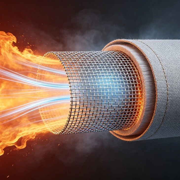 High-Quality Stainless Steel Wire Mesh For Fire-Resistant Fabric Applications suppliers High-Quality Stainless Steel Wire Mesh For Fire-Resistant Fabric Applications suppliers